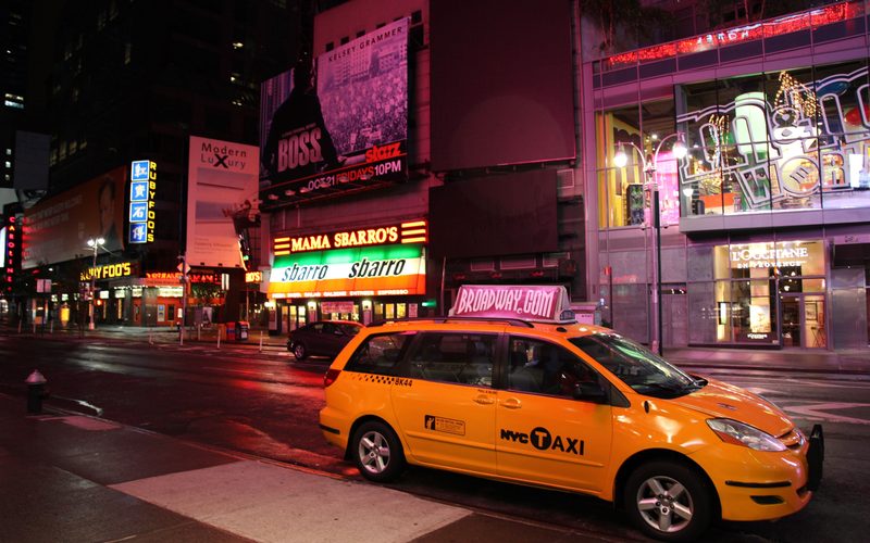 Taxi cabs and car sharing service vehicles